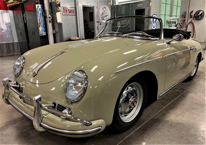 1959 Porsche 356 Convertible D (Stone Gray)